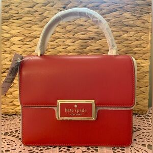 KATE SPADE RED HAND BAG/ CROSSBODY NWT